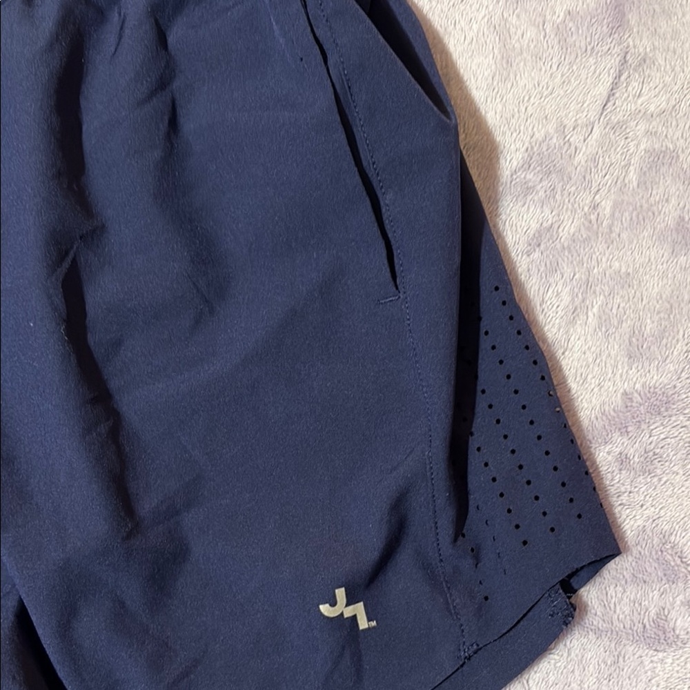 JoyLab Blue Athletic Shorts Elastic Waist Moisture-Wicking - Picture 2 of 7